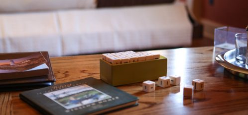 board game with a book